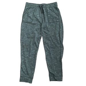 Girls Heathered Grey Head Joggers
